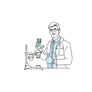 Laborant maakt je bitje