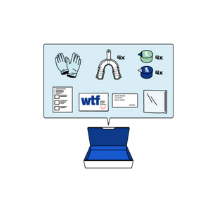 Ontvang de Teeth Impression Kit